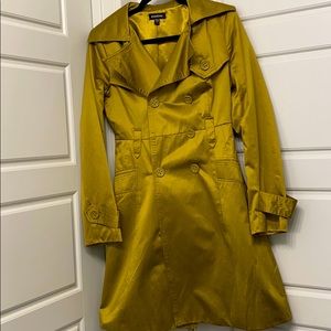 Bebe Satin Trench Coat